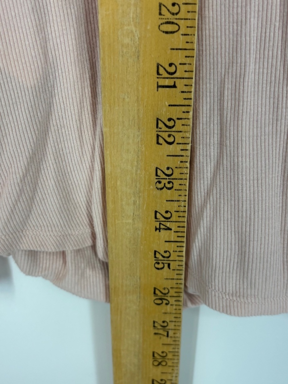 Daily Ritual Womens Large Pullover Knit Top Blush Pink Surplice V-Neck Long Slv - Picture 7 of 7